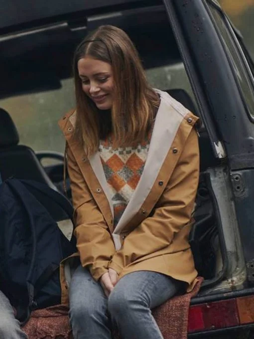 Viking Wolf 2023 Liv Mjones Brown Jacket Cardigan Sweater Pullover