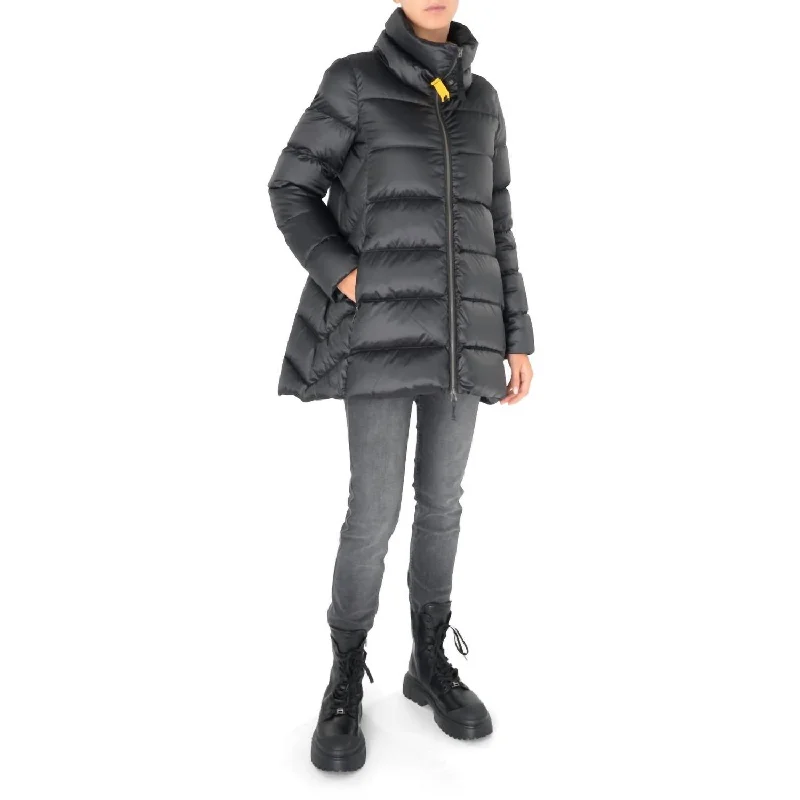 Women's Aline Down Jacket In Pencil Knit Jacket Woven Jacket Fleece Jacket