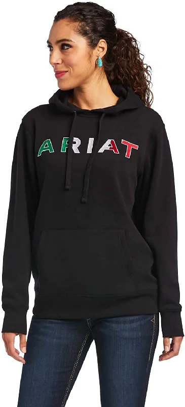 Ariat Women's Mexico Hoodie Hoodie with Front Slit Layering Stylish