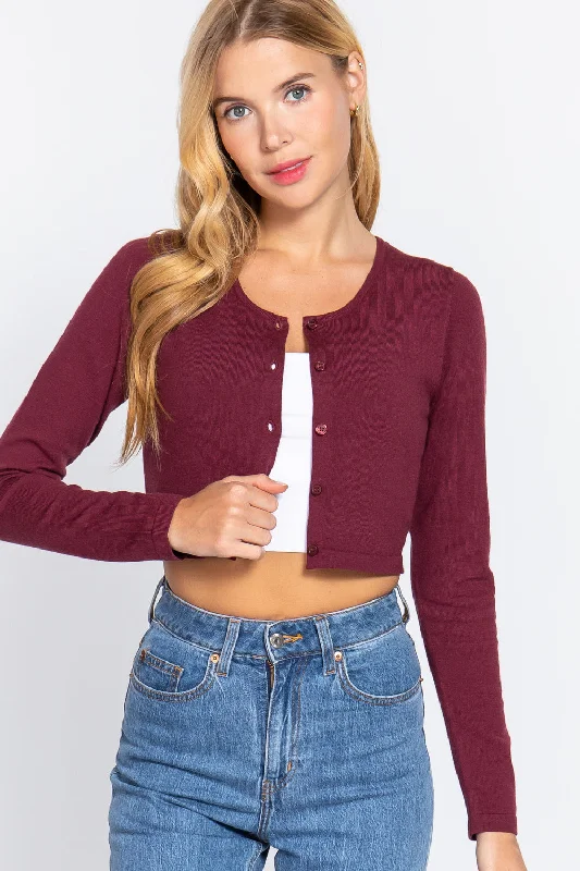 Long Slv Round Neck Viscose Sweater Polka Dot Checkered Tartan