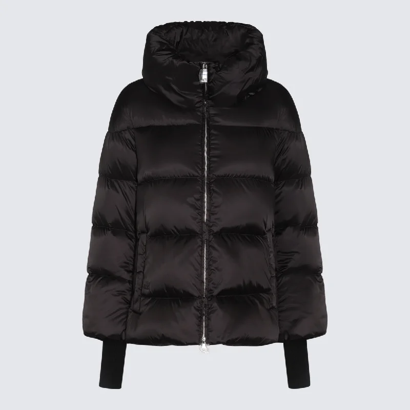 Add Coats Black Hooded Puffer Anorak