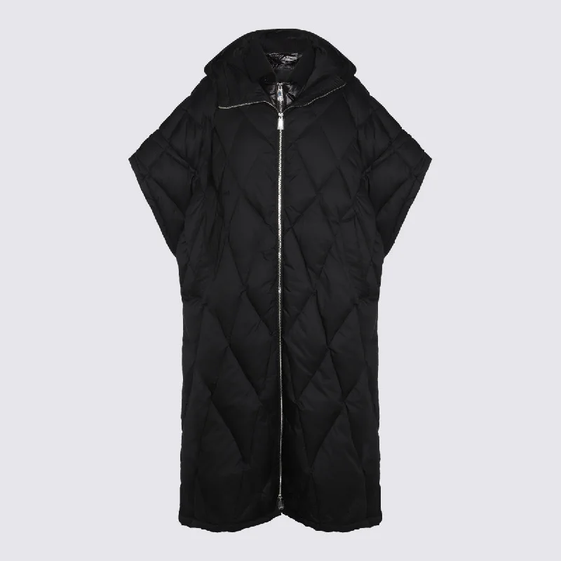 Add Coats Black Casual Open-Front Coat