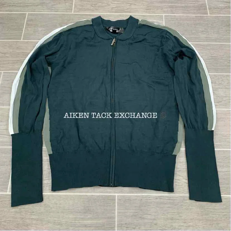 Alessando Albanese Full Zip Sweater, Size Small Lightweight Heavyweight Midweight