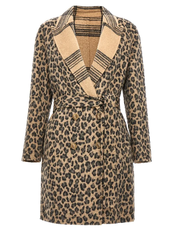 Animalier Coat Oversized Teddy Coat
