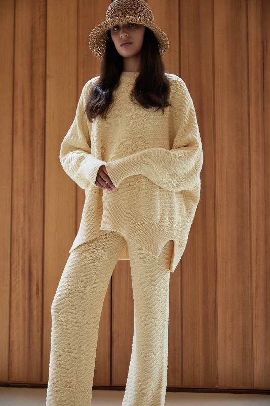 ARCAA Vivi sweater - butter Spandex Rayon Corduroy