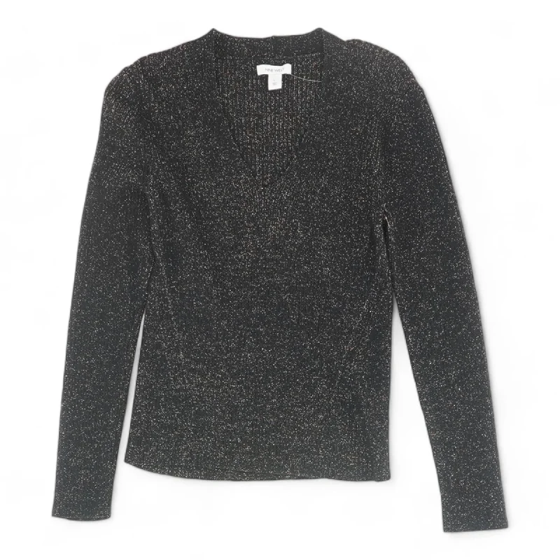 Black Solid V-neck Sweater Polka Dot Checkered Tartan