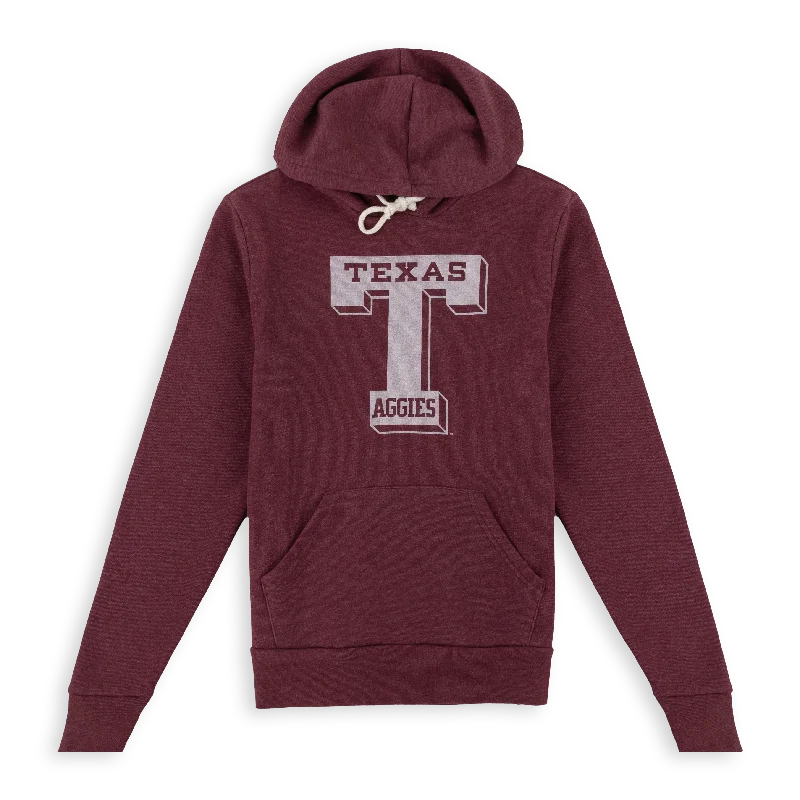 Texas A&M Aggies Block T Challenger Hoodie Hoodie with Illustration Artistic Creative Texas A&M Aggies Block T Challenger Hoodie Hoodie with Illustration Artistic Creative
