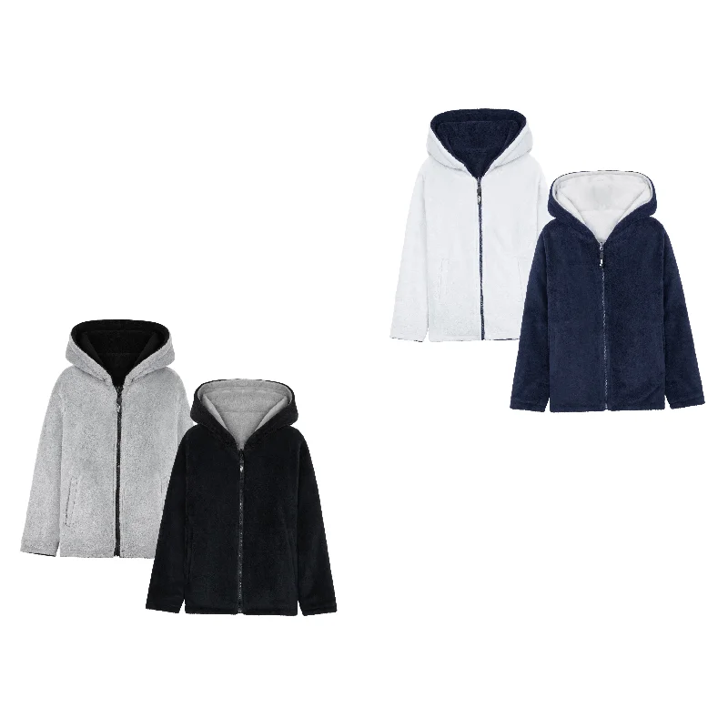 CityComfort Hoodies for Women, Fluffy Reversible Fleece Hoodie, Fleece Jacket Women Hoodie with Slit Hem Functional Movement CityComfort Hoodies for Women, Fluffy Reversible Fleece Hoodie, Fleece Jacket Women Hoodie with Slit Hem Functional Movement
