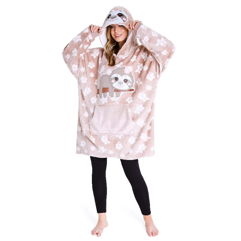 CityComfort Oversized Hoodie for Women Fleece Hoodie - Sloth Hoodie with Elastic Cuffs Stretchable Comfortable CityComfort Oversized Hoodie for Women Fleece Hoodie - Sloth Hoodie with Elastic Cuffs Stretchable Comfortable