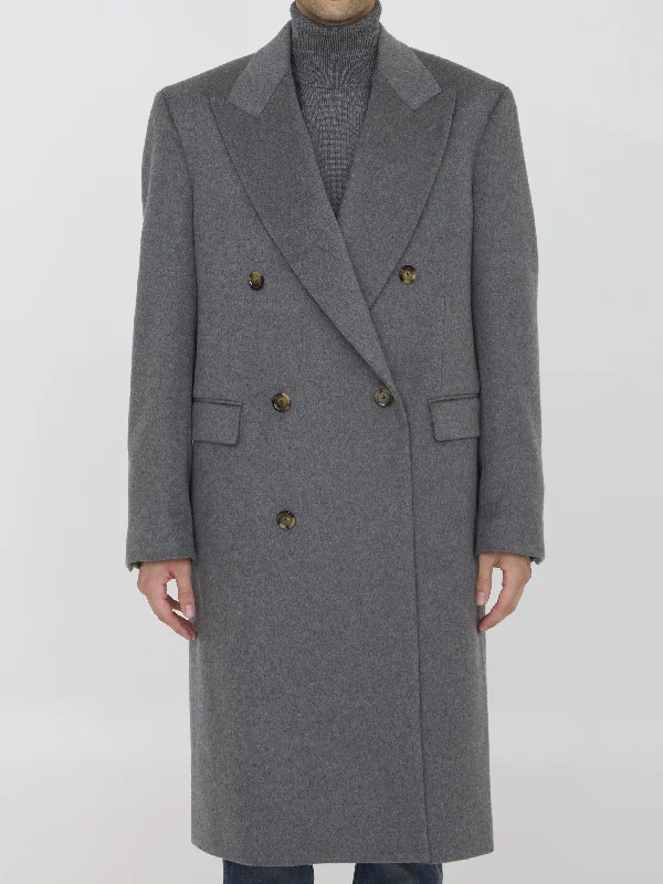 Coat Cashmere Elegant Wool Jacket