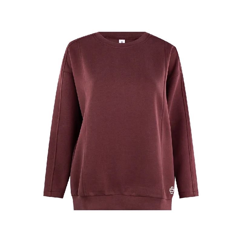 Collegiate Outfitters Maroon Butter Soft Side Stitching Sweatshirt Hoodie with Typography Text Message Collegiate Outfitters Maroon Butter Soft Side Stitching Sweatshirt Hoodie with Typography Text Message