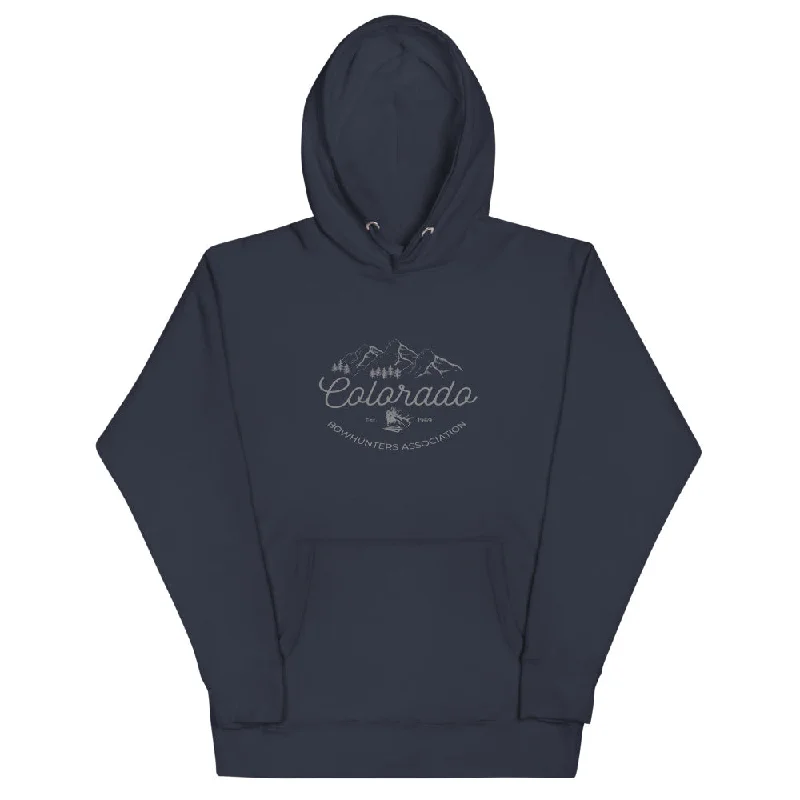 Colorado Script Hoodie Hoodie with Color Block Contrast Stylish