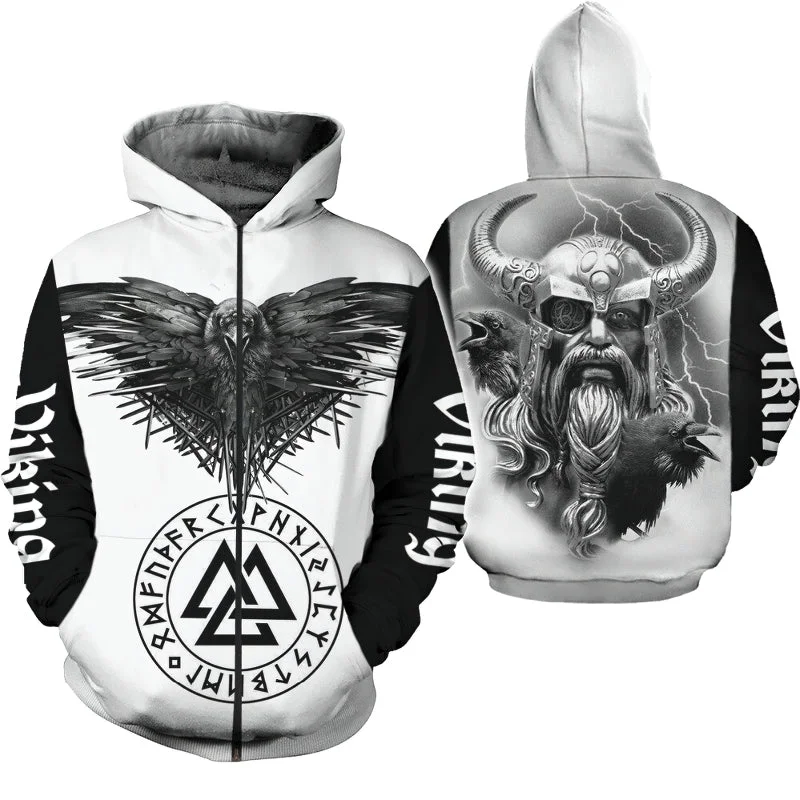 White Zip Hoodie