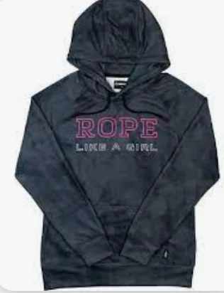 Hooey "Rope Like A Girl" Hoodie Women’s HH1207BK