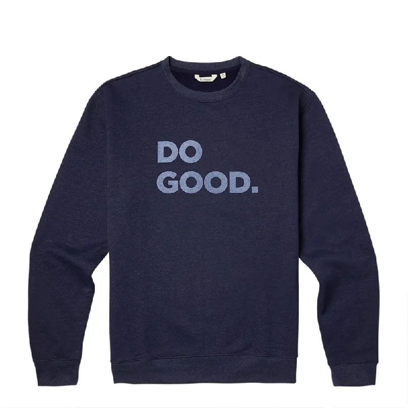 Do Good Crew Sweatshirt - Maritime Hoodie with Crew Neck Simple Timeless