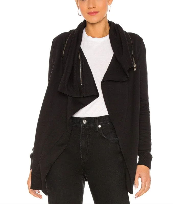 "Dahlia" Sweatshirt Hoodie with Slit Hem Functional Movement
