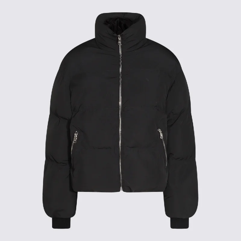 Dolce & Gabbana Coats Black Cropped Tweed Jacket