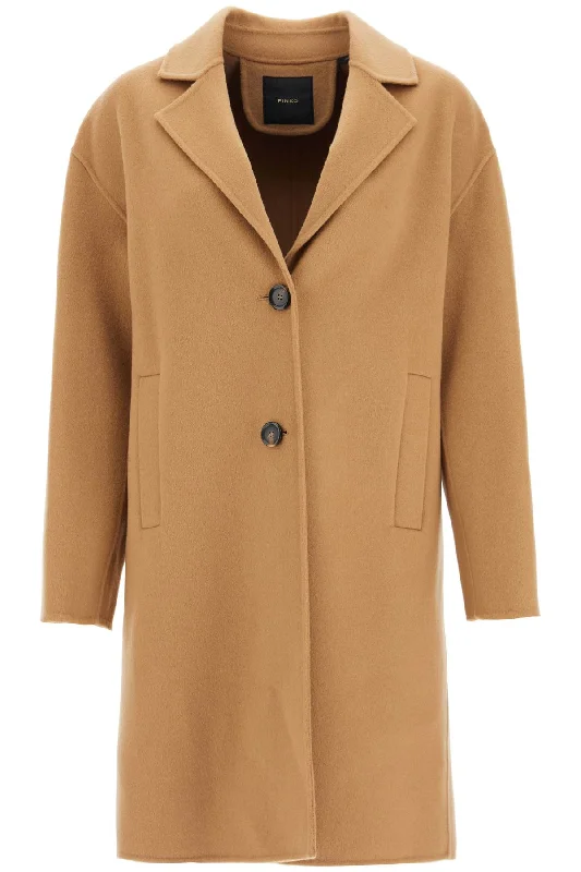 Double Wool Coat With Screwdriver Design Warmth-Enhanced Parka