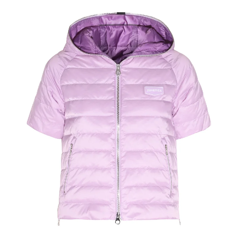 Duvetica Coats Lilac Hooded Puffer Anorak