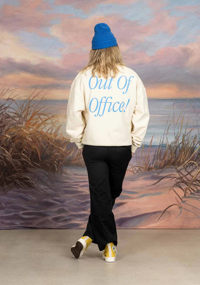 Duvin Out Of Office Crew Sweater Spandex Blend Rayon Blend Denim Blend