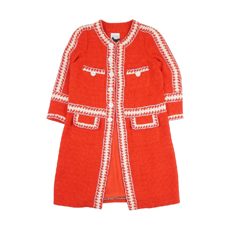 Edward Achour Paris Coats Embroidered Kimono Coat