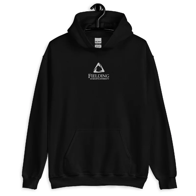 Unisex Heavy Blend Hoodie | Embroidered Fielding Logo Zip Hoodie Drawstring Kangaroo Pocket Unisex Heavy Blend Hoodie | Embroidered Fielding Logo Zip Hoodie Drawstring Kangaroo Pocket