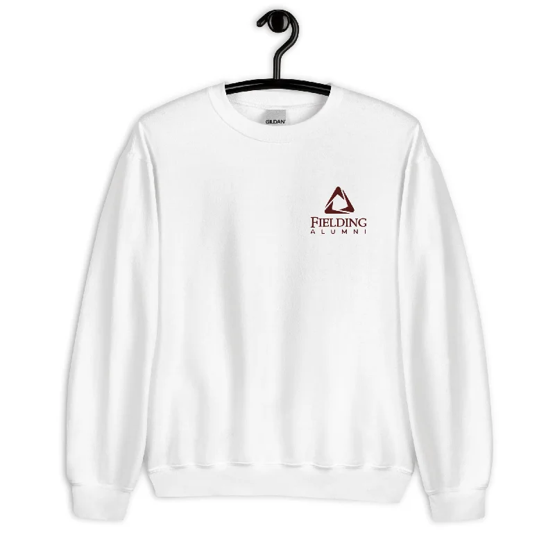 Unisex Sweatshirt | Embroidered Alumni Logo Graphic Hoodie Design Print