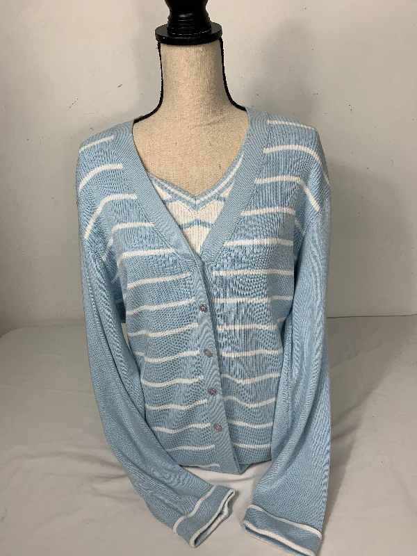 Falls Creek Shirt and Sweater Combination Size 3X Fitted Slim Tailored