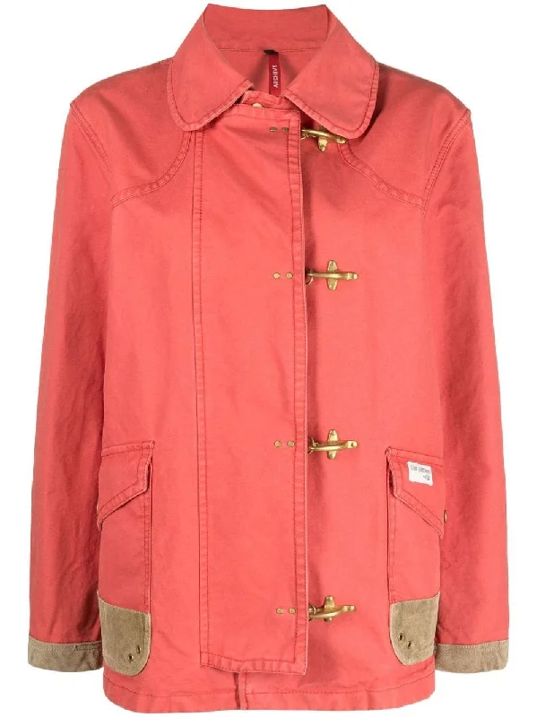 Fay Coats Red Cozy Fleece Hoodie