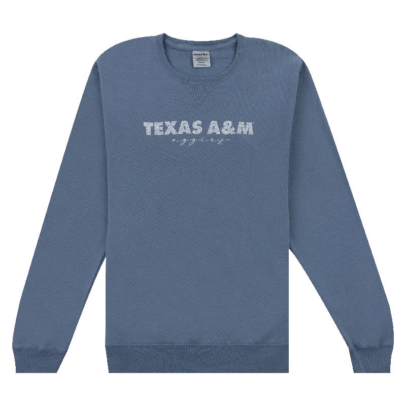 Texas A&M Aggies Flower Sweatshirt Hoodie with Logo Branding Identity