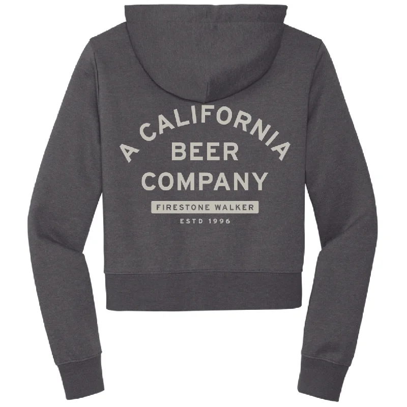 Firestone Walker Women's California Zip Hoodie Hoodie with Earth Tones Natural Calm