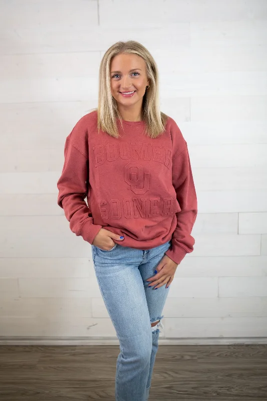 gameday SOCIAL Crimson Oklahoma Vintage Sweatshirt Hoodie with Drawstring Waist Adjustable Fitted gameday SOCIAL Crimson Oklahoma Vintage Sweatshirt Hoodie with Drawstring Waist Adjustable Fitted