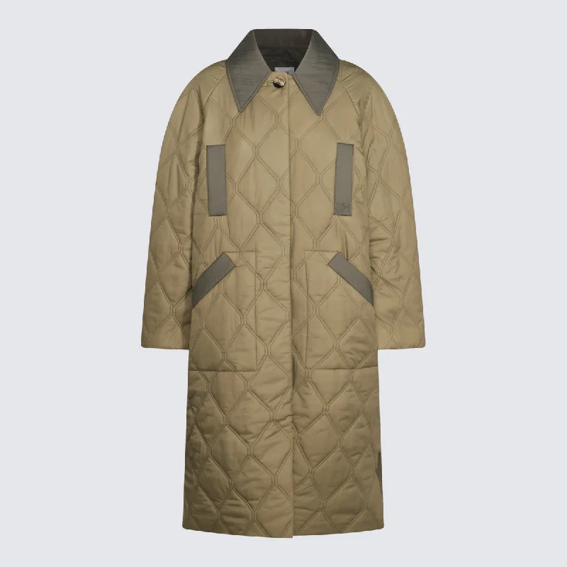 Ganni Coats Fashionable Blazer Coat