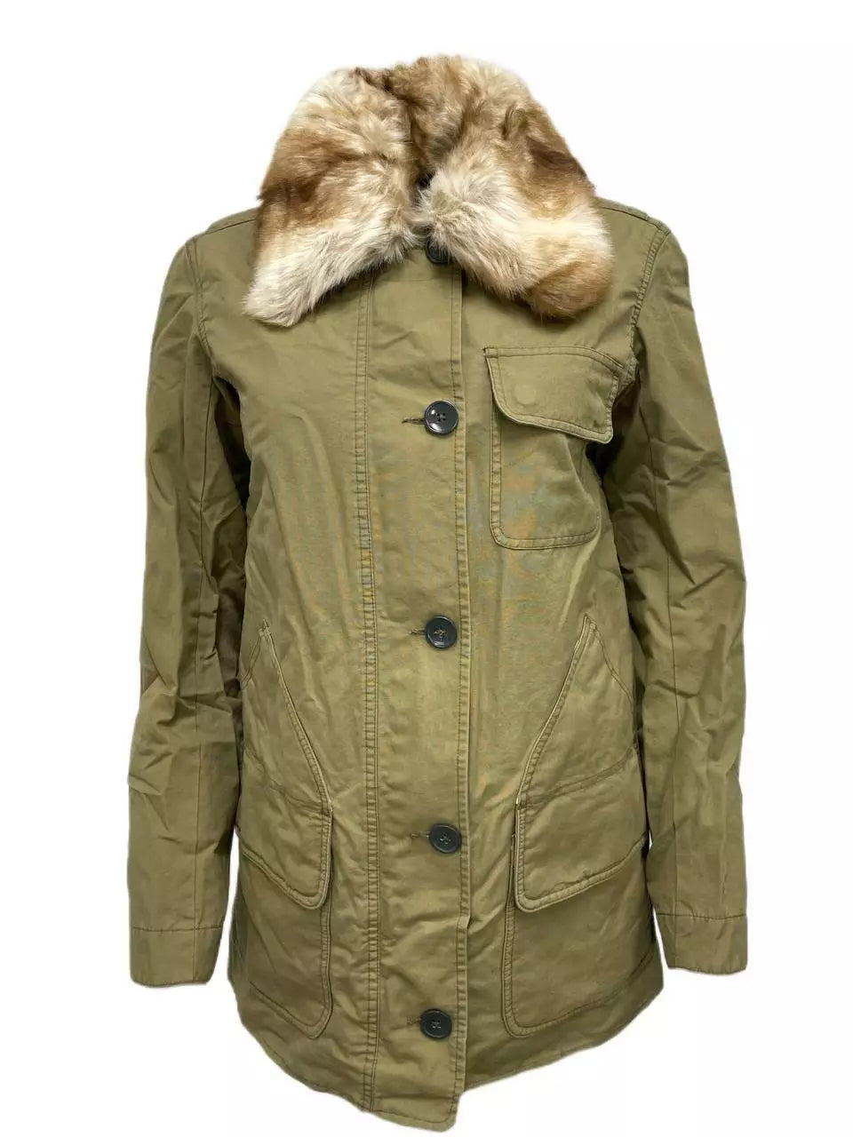 GANT RUGGER Women's Cypress Green Luxe Hunter Coat 470674 Retail $425 Structured Wool Blazer