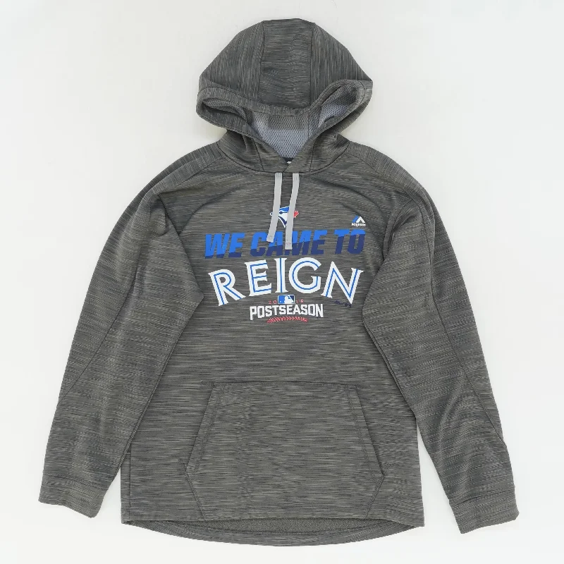 Gray Solid Hoodie Hoodie with Drop Shoulder Relaxed Streetwear
