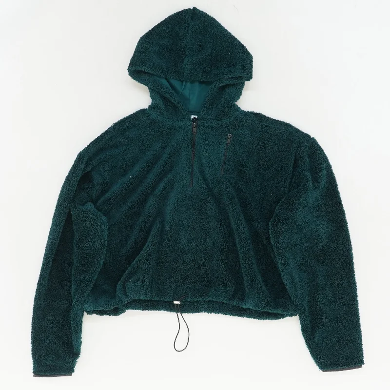Green Hoodie Hoodie with Crew Neck Simple Timeless