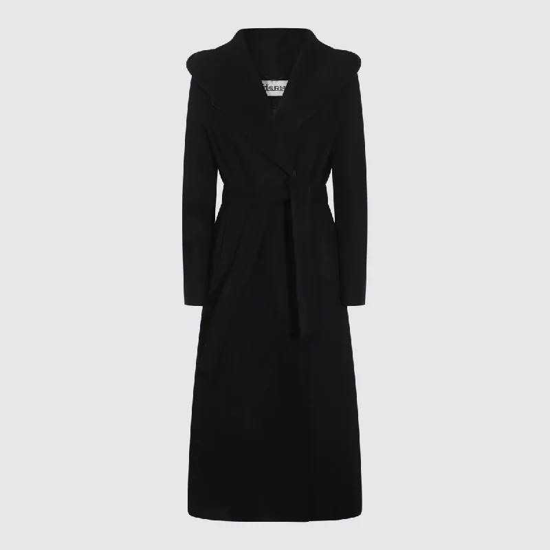Herno Coats Black Classic Riding Jacket