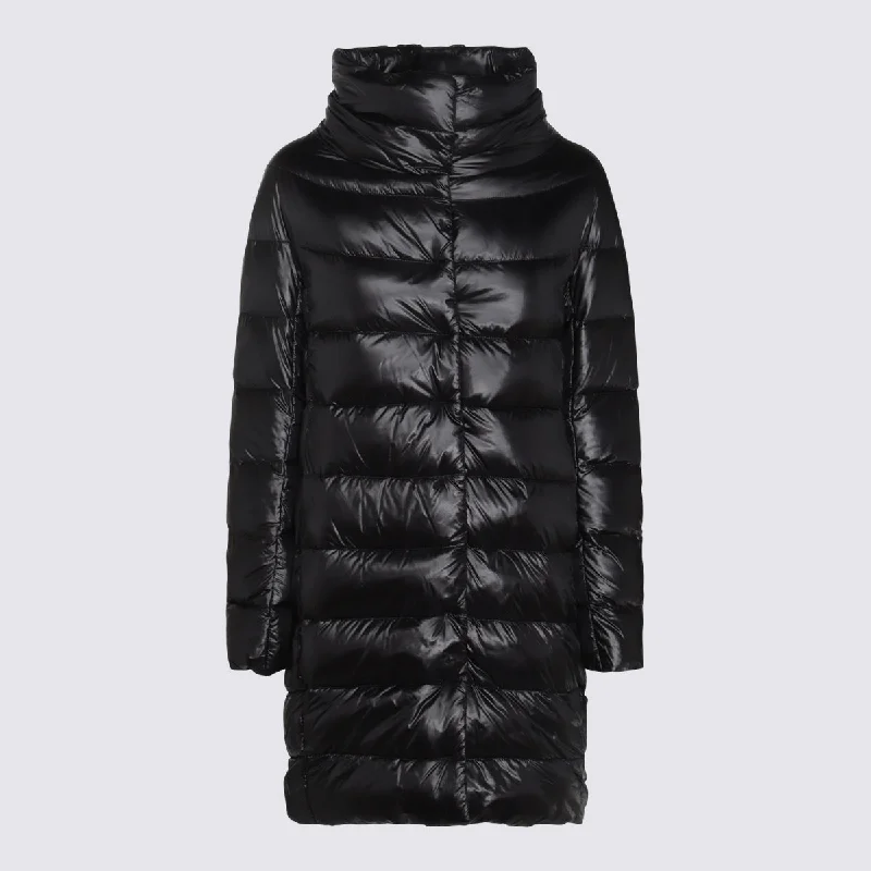 Herno Coats Black Puffy Insulated Vest
