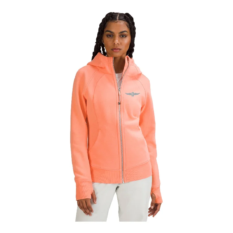 lululemon Wing and Wheel Scuba Full Zip Hoodie Hoodie with Logo Branding Identity