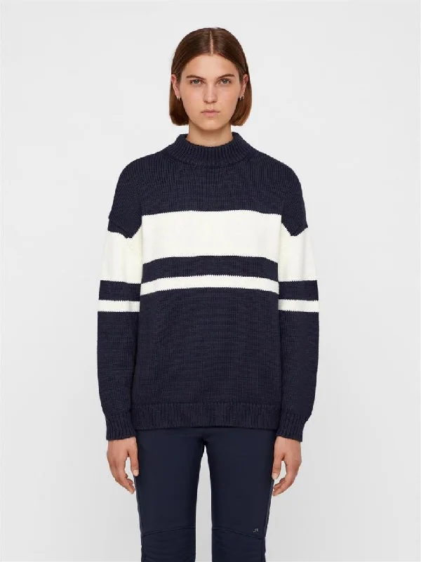 J.Lindeberg Womens Tai Wool Coolmax Sweater - JL NAVY Rayon Fabric Velvet Fabric Corduroy Fabric J.Lindeberg Womens Tai Wool Coolmax Sweater - JL NAVY Rayon Fabric Velvet Fabric Corduroy Fabric