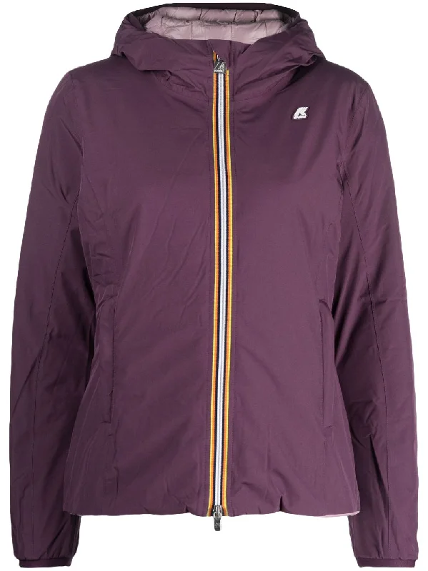 K-way Coats Purple Warmth-Enhanced Parka