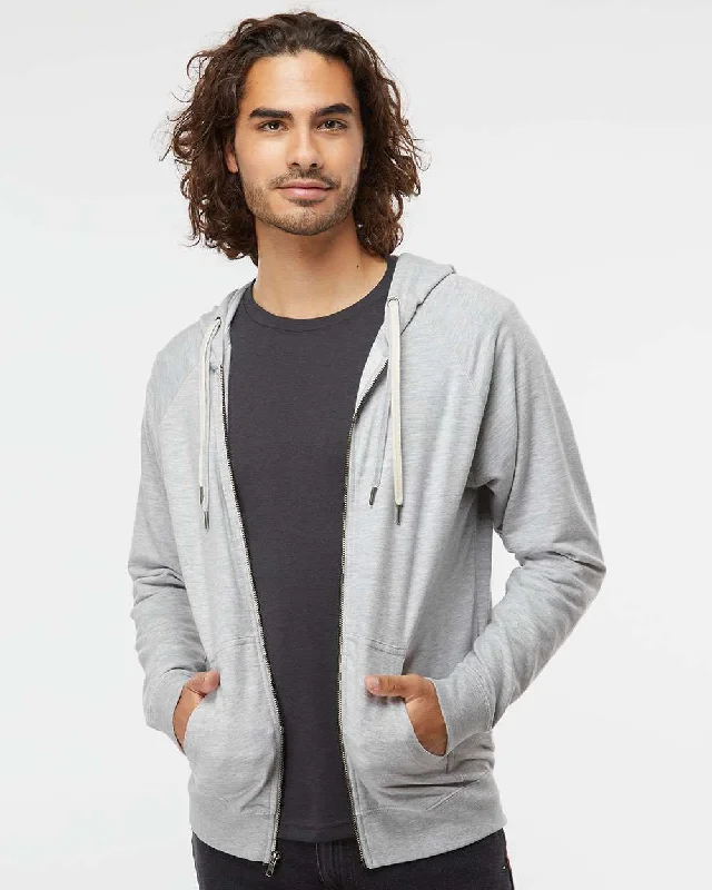 Lightweight Loopback Terry Full-Zip Hooded Sweatshirt Hoodie with Metallic Shiny Futuristic Lightweight Loopback Terry Full-Zip Hooded Sweatshirt Hoodie with Metallic Shiny Futuristic