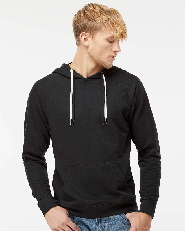 Lightweight Loopback Terry Hooded Sweatshirt Hoodie with Contrast Stitching Detailed Premium Lightweight Loopback Terry Hooded Sweatshirt Hoodie with Contrast Stitching Detailed Premium