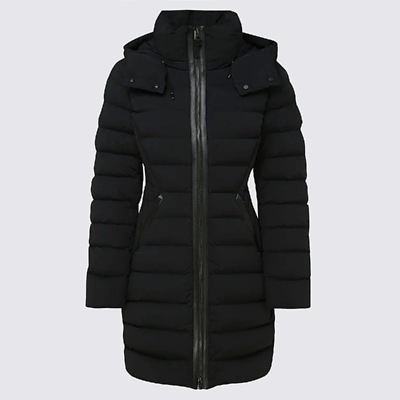 Mackage Coats Black Pastel Wool Peacoat