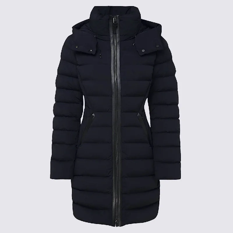 Mackage Coats Blue Plaid Checkered Coat