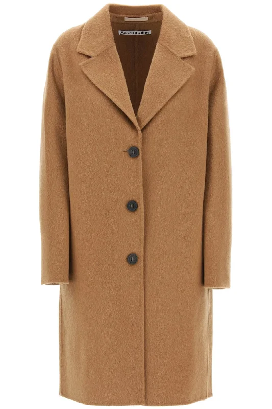 Midi Wool And Alpaca Coat Polished Tailored Coat
