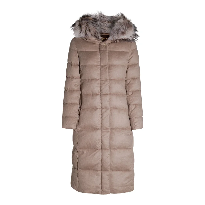 Moorer Coats Beige Relaxed Utility Shacket