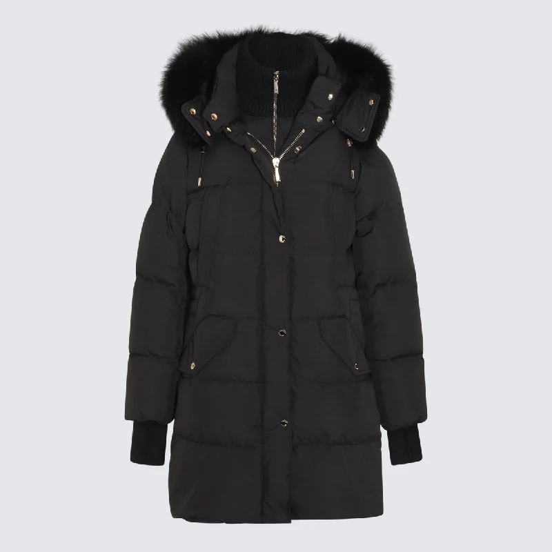 Moorer Coats Black Puffy Insulated Vest