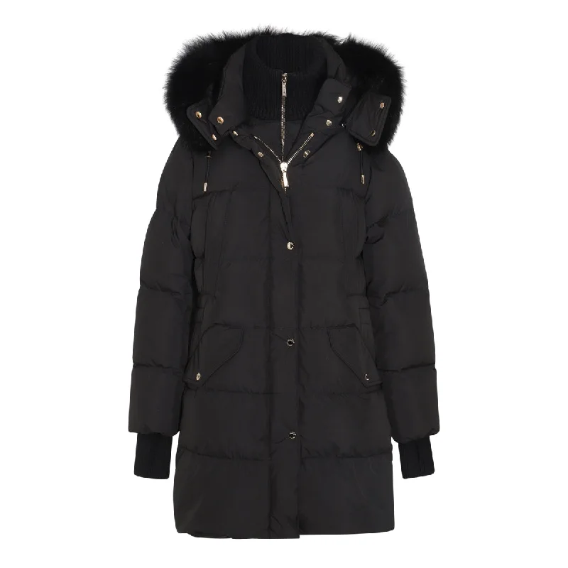 Moorer Coats Black Trendy Puffer Vest