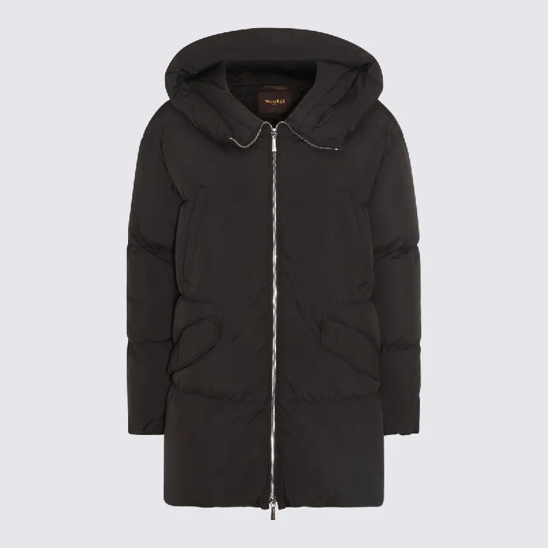 Moorer Coats Black Sporty Zip-Up Jacket